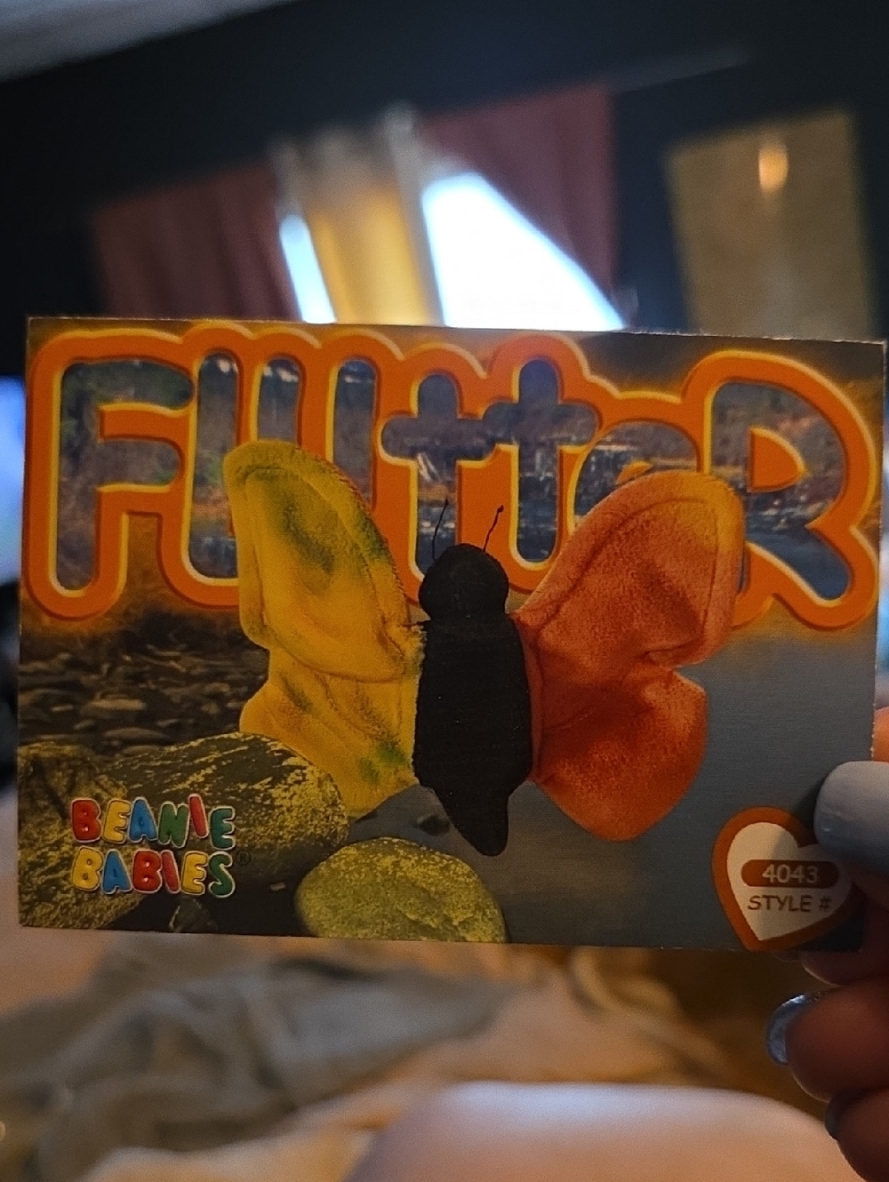 Ty Flutter Beanie Babies Collector Trading Card
